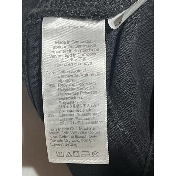 Madewell Kick Out Crop Jeans Womens 30 Black Rinse Wash Mid Rise Denim - Picture 9 of 10